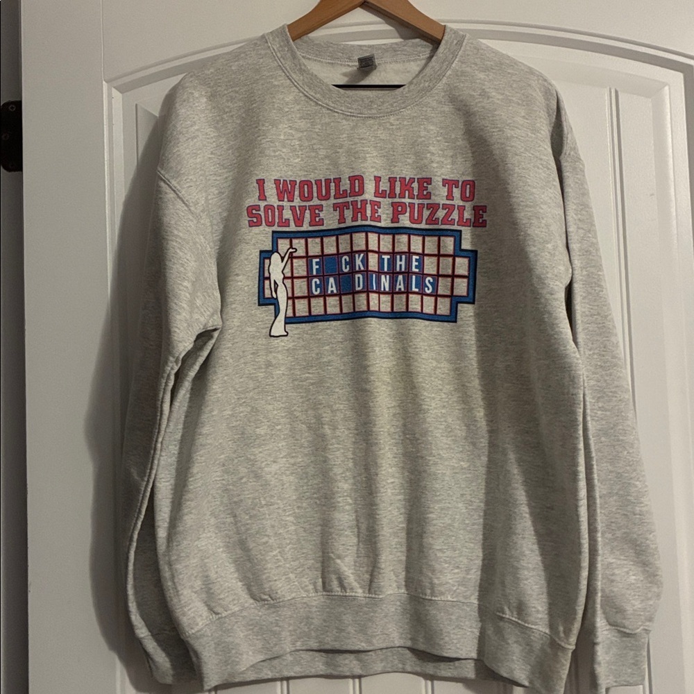 Id like to solve the Puzzle F**k The Cardinals sweatshirt large